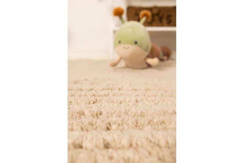 Ryetæppe Royal Deluxe - 80x180 cm, Natur - Tekstiler - Tæpper - Moderne tæppe - Ryatæpper