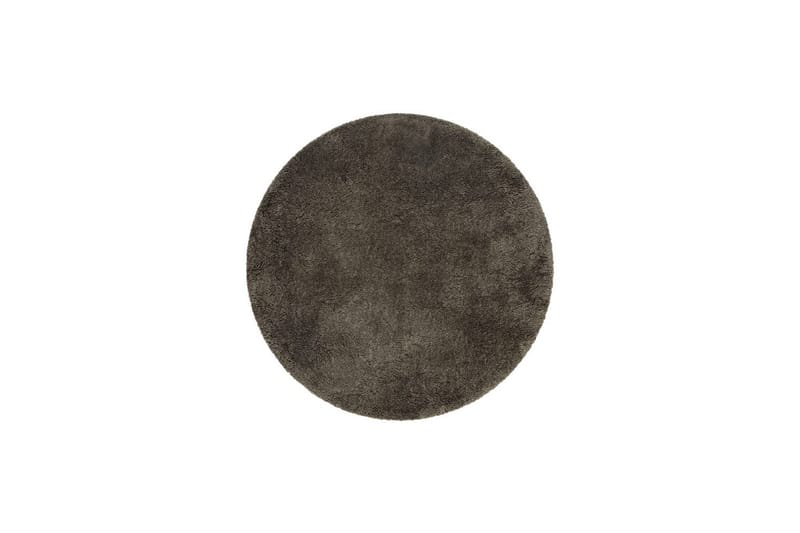 Ryetæppe Royal Deluxe Rund - 120x120 cm, Emerald Green - Tekstiler - Tæpper - Moderne tæppe - Ryatæpper