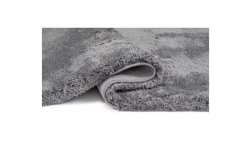 Ryetæppe Royal Deluxe Rund - 120x120 cm, Grå - Tekstiler - Tæpper - Moderne tæppe - Ryatæpper