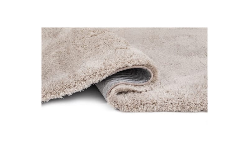 Ryetæppe Royal Deluxe Rund - 120x120 cm, Greige - Tekstiler - Tæpper - Moderne tæppe - Ryatæpper