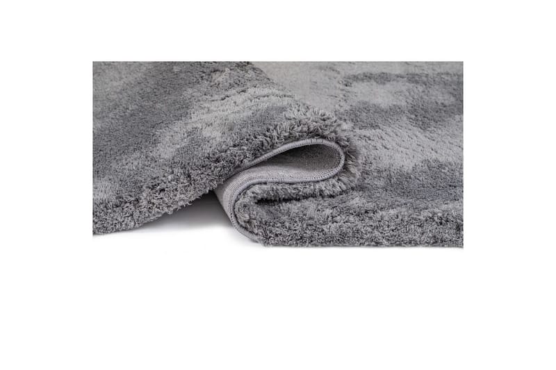 Ryetæppe Royal Deluxe Rund - 160x160 cm, Grå - Tekstiler - Tæpper - Moderne tæppe - Ryatæpper