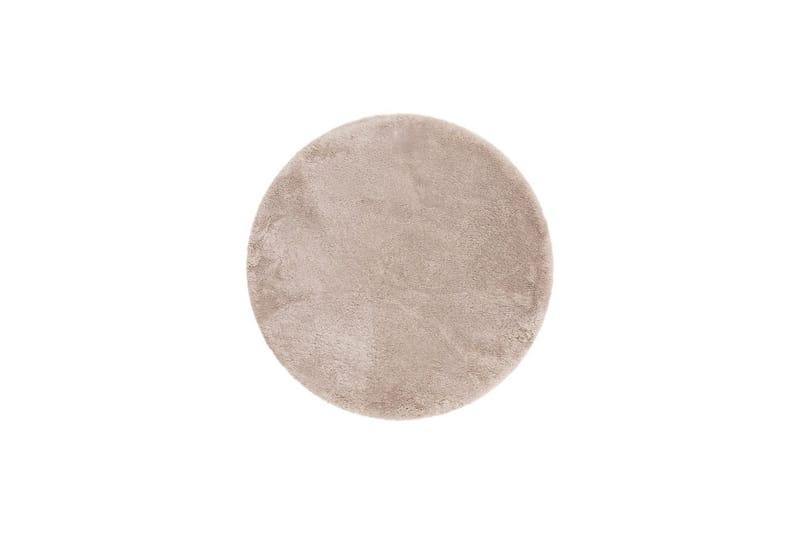 Ryetæppe Royal Deluxe Rund, 160x160 cm, Linned