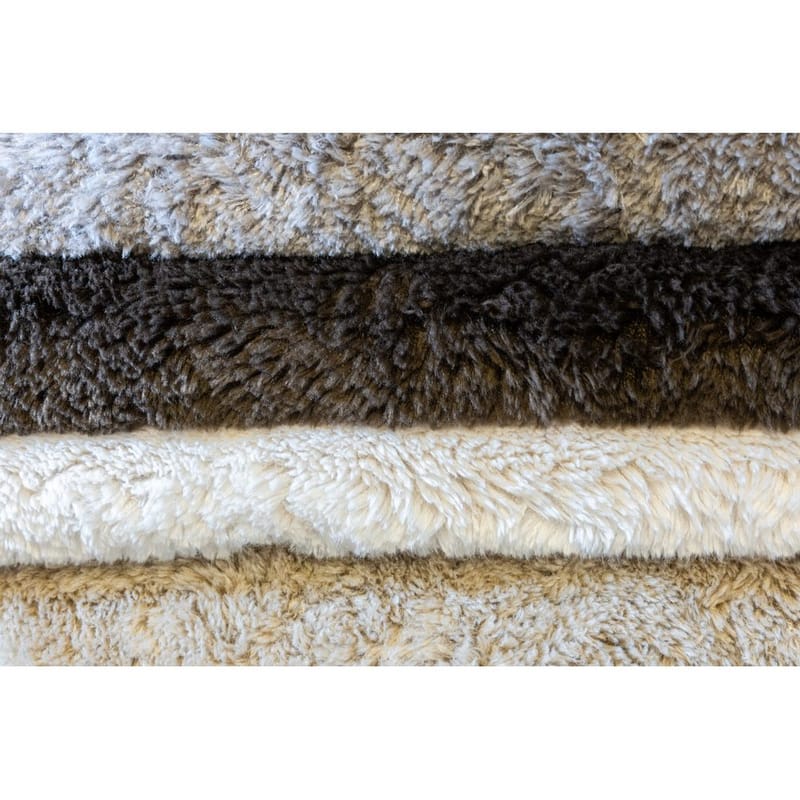 Ryetæppe Teddybear - 200x290 cm, Creme - Tekstiler - Tæpper - Moderne tæppe - Ryatæpper