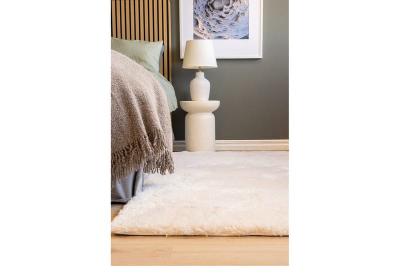 Ryetæppe Teddybear - 200x290 cm, Creme - Tekstiler - Tæpper - Moderne tæppe - Ryatæpper