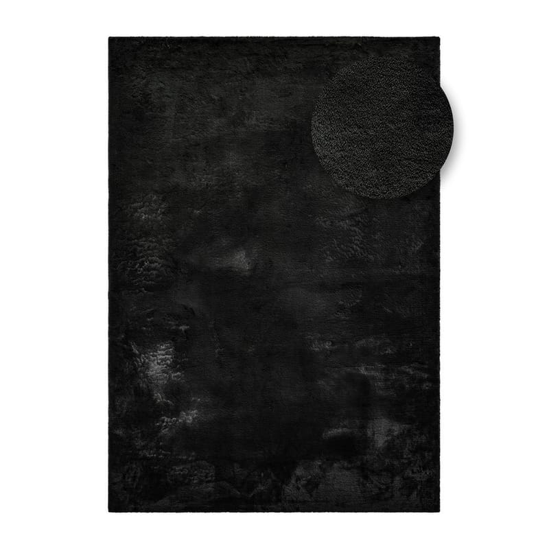 Ryggtæppe Heaven - 120x170 cm, Sort - Tekstiler - Tæpper - Moderne tæppe - Ryatæpper