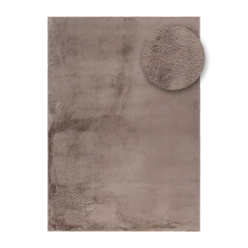 Ryggtæppe Heaven - 120x170 cm, Taupe - Tekstiler - Tæpper - Moderne tæppe - Ryatæpper