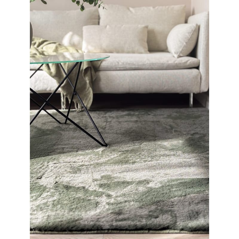 Ryggtæppe Heaven - 140x200 cm, Grøn - Tekstiler - Tæpper - Moderne tæppe - Ryatæpper