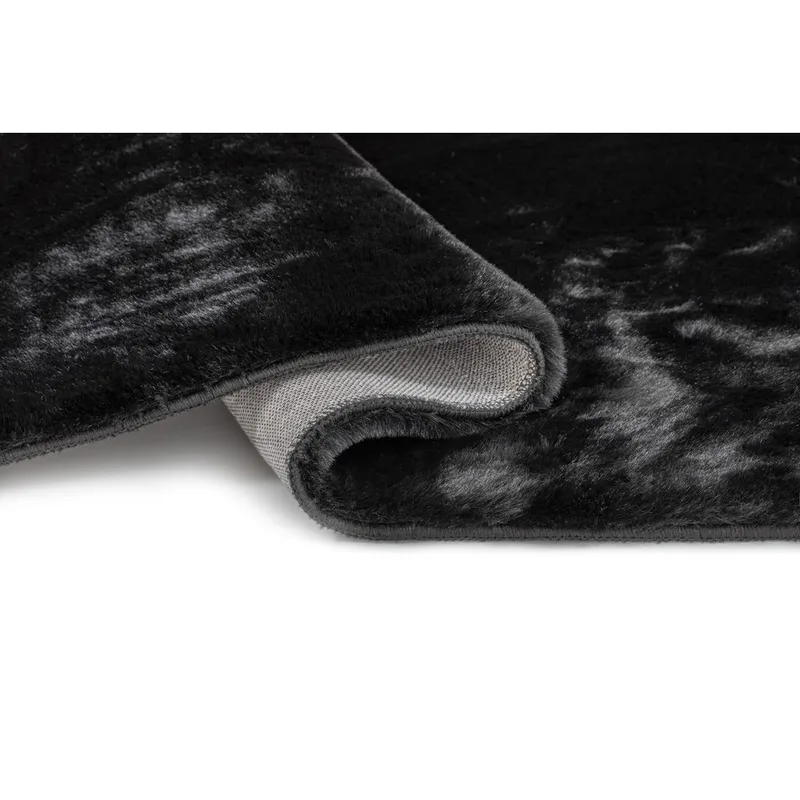 Ryggtæppe Heaven - 140x200 cm, Sort - Tekstiler - Tæpper - Moderne tæppe - Ryatæpper