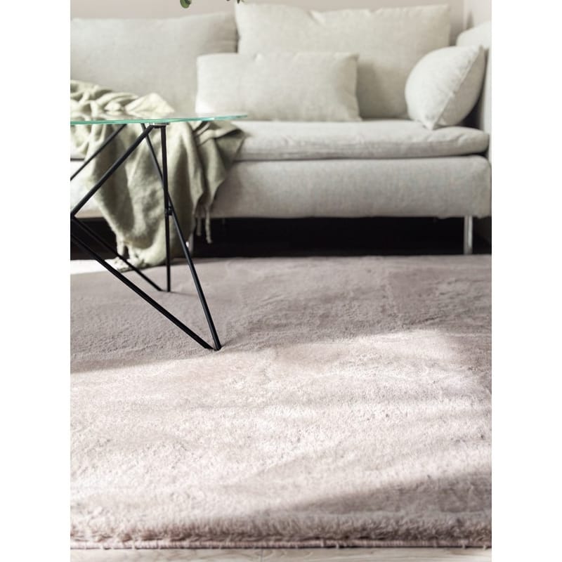 Ryggtæppe Heaven - 140x200 cm, Taupe - Tekstiler - Tæpper - Moderne tæppe - Ryatæpper