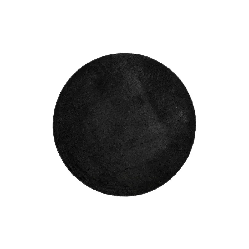 Ryggtæppe Heaven Rund, 200x200 cm, Sort