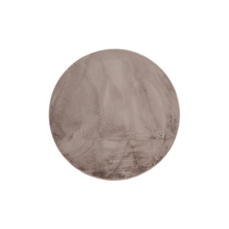 Ryggtæppe Heaven Rund, 200x200 cm, Taupe