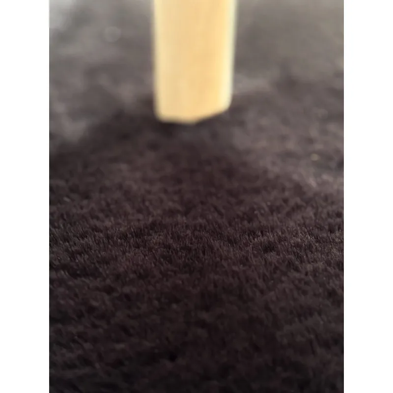 Ryggtæppe Heaven Rund - 80x80 cm, Sort - Tekstiler - Tæpper - Moderne tæppe - Ryatæpper