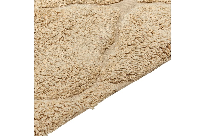 Sanliurfa Ryetæppe 80x150 cm - Beige - Tekstiler - Tæpper - Moderne tæppe - Ryatæpper