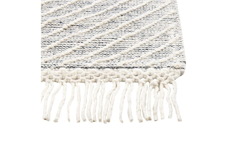 Savur Uldtæppe 160x230 cm - Sort/hvid - Tekstiler - Tæpper - Moderne tæppe - Uldtæppe
