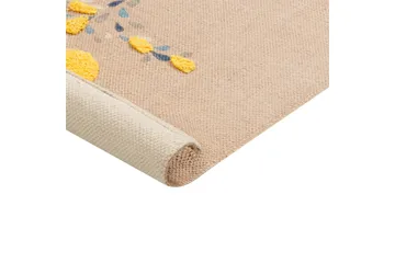 Seai Bomuldstæppe 80x150 cm - Beige - Tekstiler - Børnetekstiler - Børnetæpper