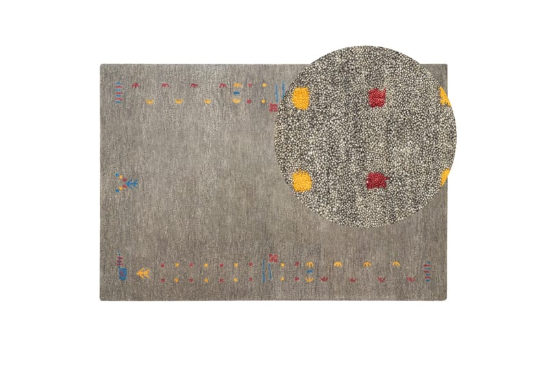 Seymen Ryetæppe 140x200 cm - Grå - Tekstiler - Tæpper - Moderne tæppe - Ryatæpper