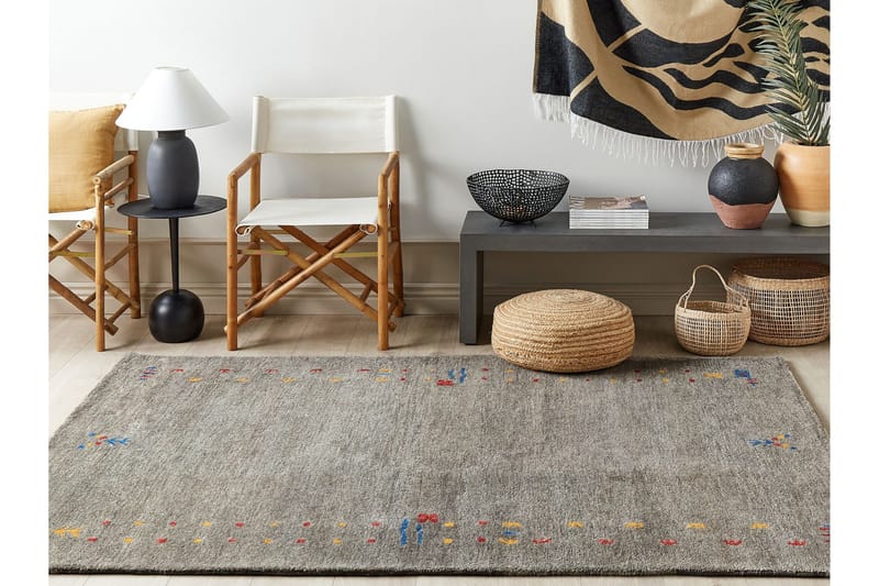 Seymen Ryetæppe 160x230 cm - Grå - Tekstiler - Tæpper - Moderne tæppe - Ryatæpper