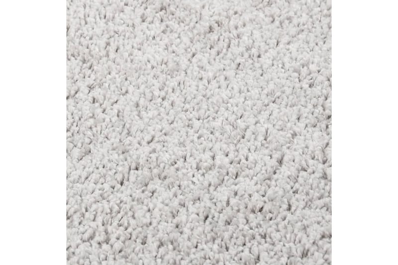 shaggy gulvtæppe 120x170 cm skridsikker lysegrå - Grå - Ryatæpper