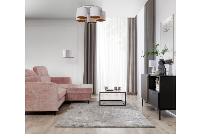 Siggi Tæppe Rektangulært 220x160 cm - Grå - Tekstiler - Tæpper - Moderne tæppe - Ryatæpper