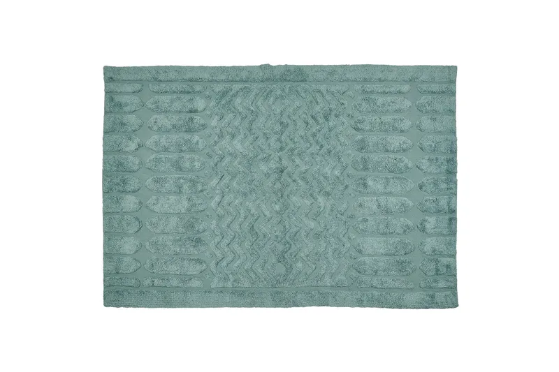 Sirnak Ryetæppe 140x200 cm, Grøn