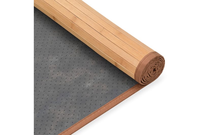 Bambustæppe 100 X 160 Cm Brun - Brun - Tekstiler - Tæpper - Moderne tæppe - Sisaltæpper