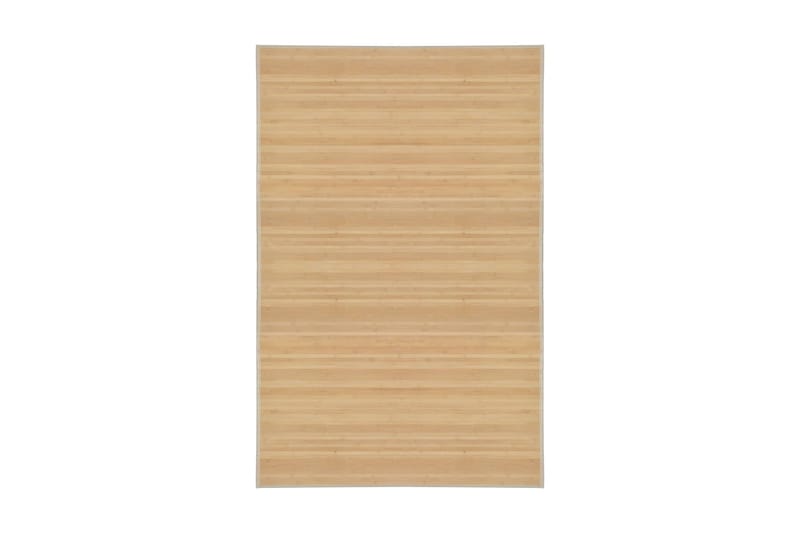 Bambustæppe 100 X 160 Cm Naturfarvet - Brun - Tekstiler - Tæpper - Moderne tæppe - Sisaltæpper