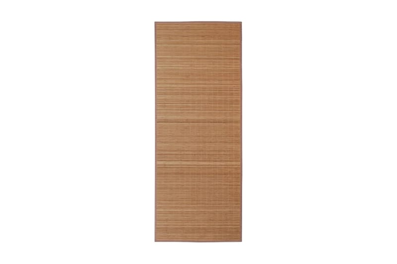 Firkantet Brun Bamboo Tæppe 120 X 180 Cm - Brun - Tekstiler - Tæpper - Moderne tæppe - Sisaltæpper