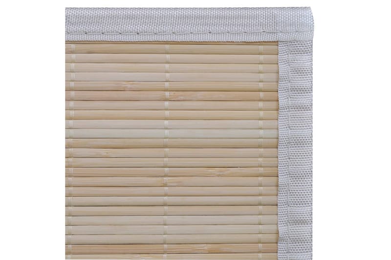 Firkantet Naturligt Bambustæppe 80 X 300 Cm - Beige - Tekstiler - Tæpper - Moderne tæppe - Sisaltæpper