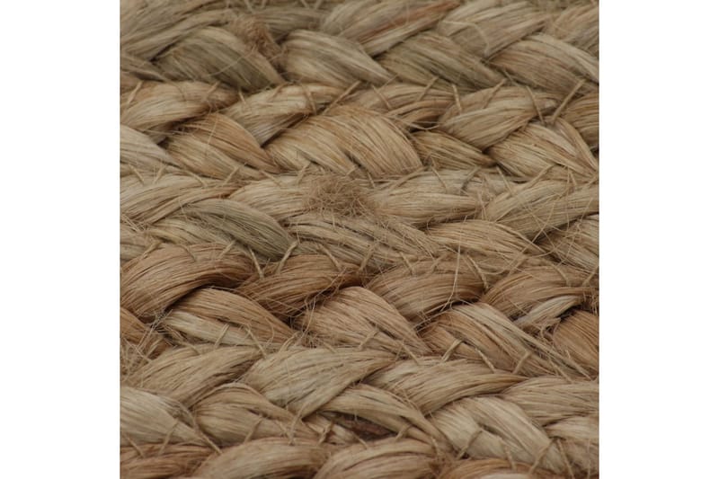 Gulvtæppe Flettet Jute 150 Cm Rund - Beige - Tekstiler - Tæpper - Moderne tæppe - Sisaltæpper