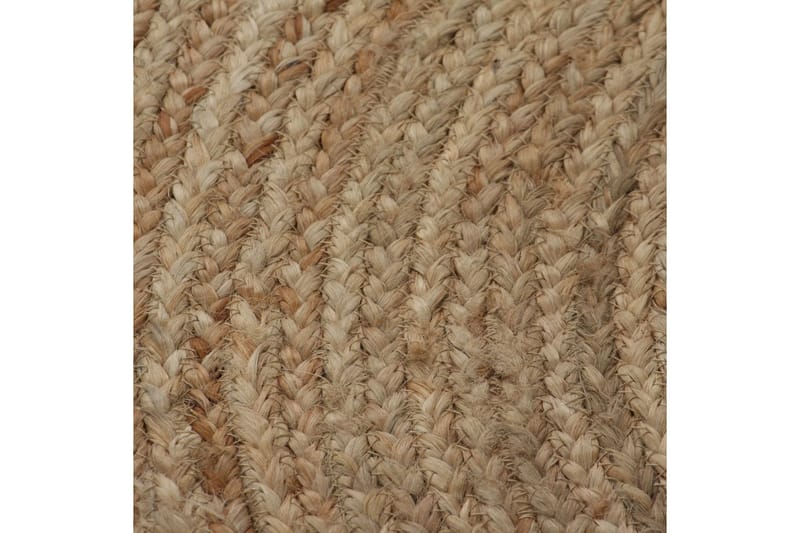 Gulvtæppe Flettet Jute 150 Cm Rund - Beige - Tekstiler - Tæpper - Moderne tæppe - Sisaltæpper