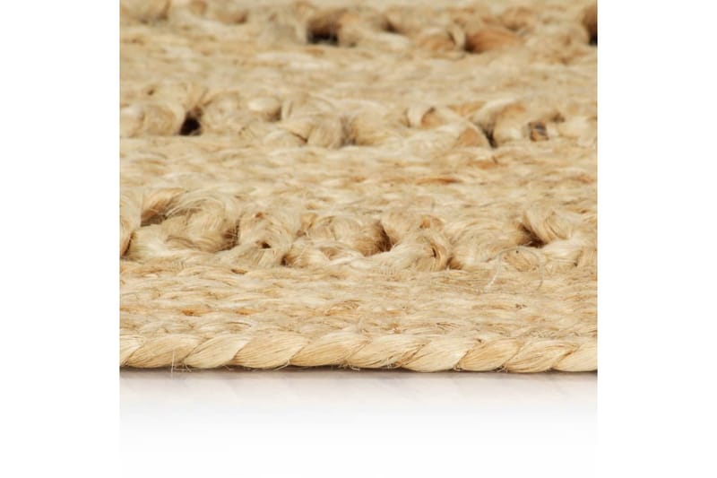 håndlavet tæppe flettet jute 120 cm - Brun - Sisaltæpper - Jutemåtter & hampemåtter