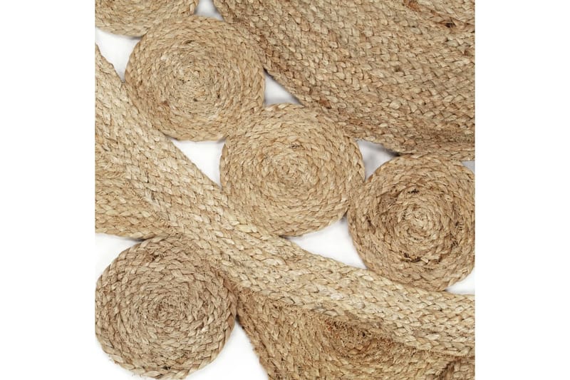 håndlavet tæppe flettet jute 150 cm - Brun - Tekstiler - Tæpper - Moderne tæppe - Sisaltæpper