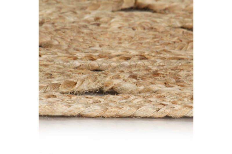 håndlavet tæppe flettet jute 90 cm - Brun - Sisaltæpper - Jutemåtter & hampemåtter