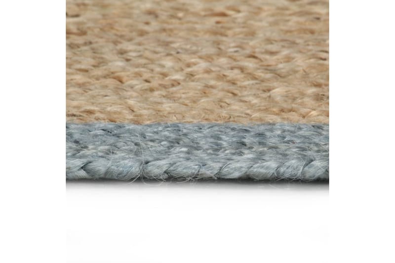 håndlavet tæppe med olivengrøn kant jute 90 cm - Grøn - Sisaltæpper - Jutemåtter & hampemåtter