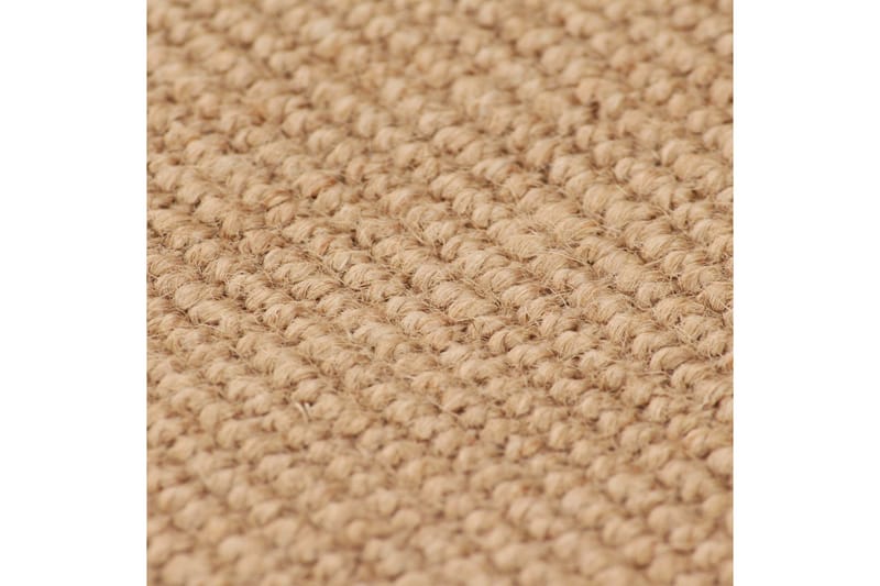 Jutetæppe Med Latexunderside 70 X 130 Cm Naturlig - Beige - Tekstiler - Tæpper - Moderne tæppe - Sisaltæpper