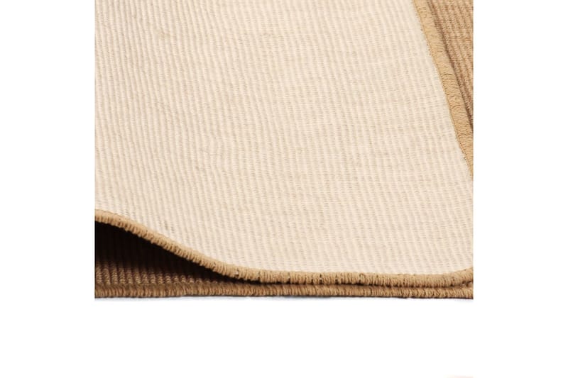 Jutetæppe Med Latexunderside 70 X 130 Cm Naturlig - Beige - Tekstiler - Tæpper - Moderne tæppe - Sisaltæpper