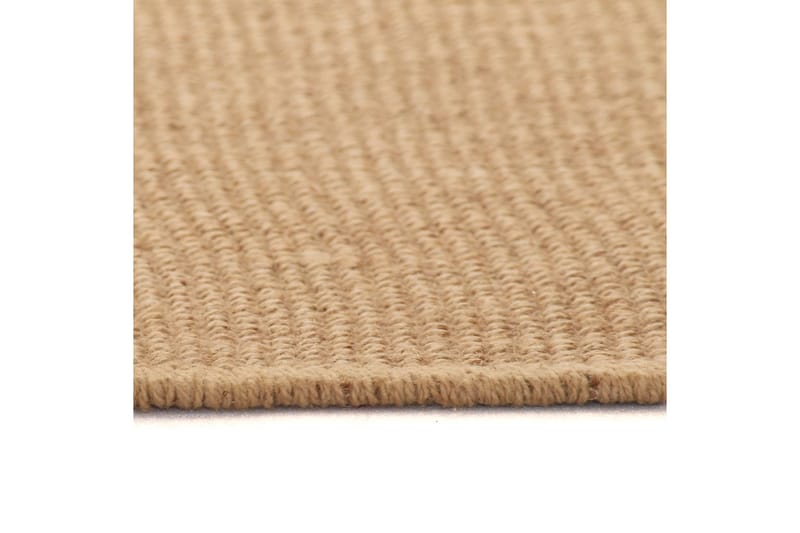 Jutetæppe Med Latexunderside 70 X 130 Cm Naturlig - Beige - Tekstiler - Tæpper - Moderne tæppe - Sisaltæpper