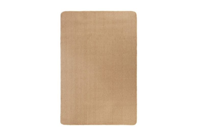 Jutetæppe Med Latexunderside 80 X 160 Cm Naturlig - Beige - Tekstiler - Tæpper - Moderne tæppe - Sisaltæpper