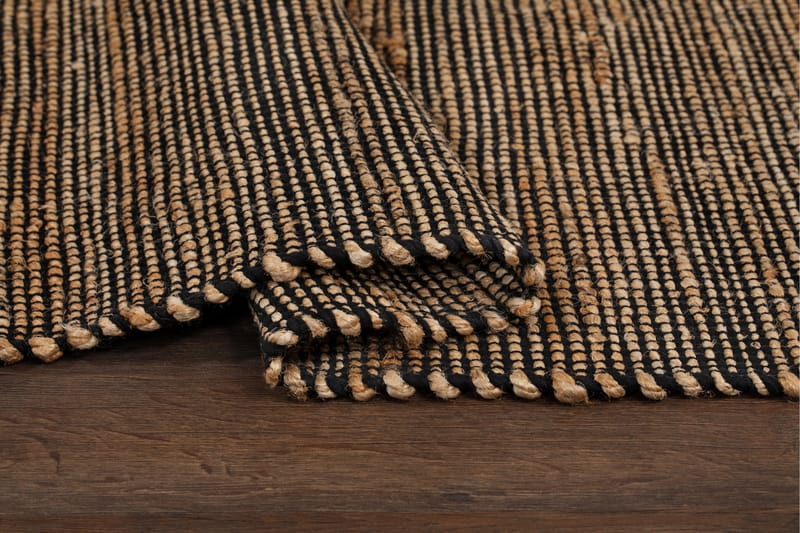 Pienla Jutetæppe 160x230 cm - Natur/sort - Sisaltæpper - Jutemåtter & hampemåtter - Store tæpper