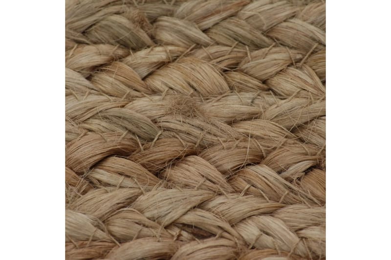 Tæppe Flettet Jute 120 Cm Rund - Beige - Tekstiler - Tæpper - Moderne tæppe - Sisaltæpper