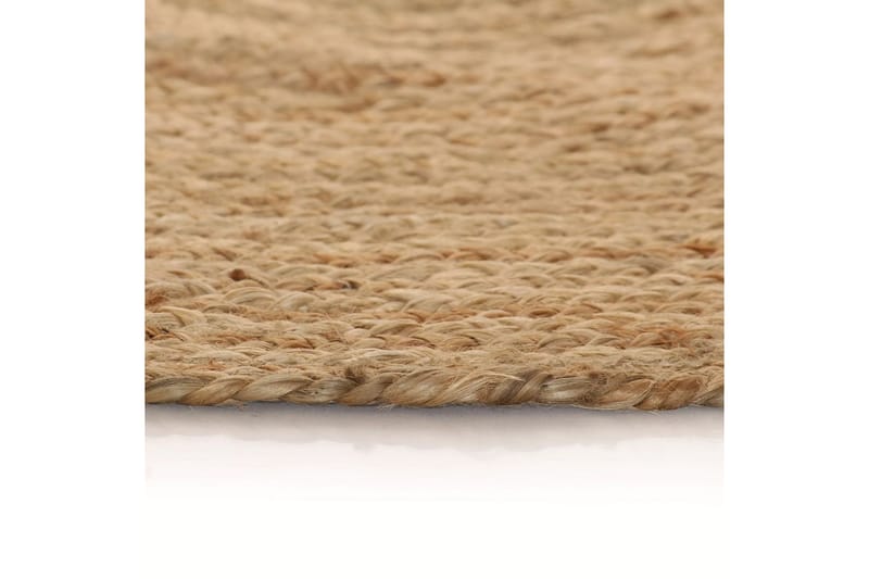 Tæppe Flettet Jute 120 Cm Rund - Beige - Tekstiler - Tæpper - Moderne tæppe - Sisaltæpper