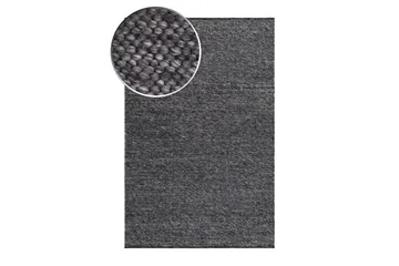 Skagen Uldtæppe 160x230 cm Rektangulært - Grafitmelange - Tekstiler - Tæpper - Moderne tæppe - Uldtæppe