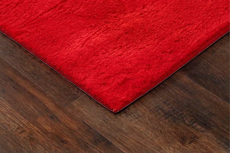 Soft Wilton-tæppe 140x200 cm - Rød - Tekstiler - Tæpper - Moderne tæppe - Wiltontæpper