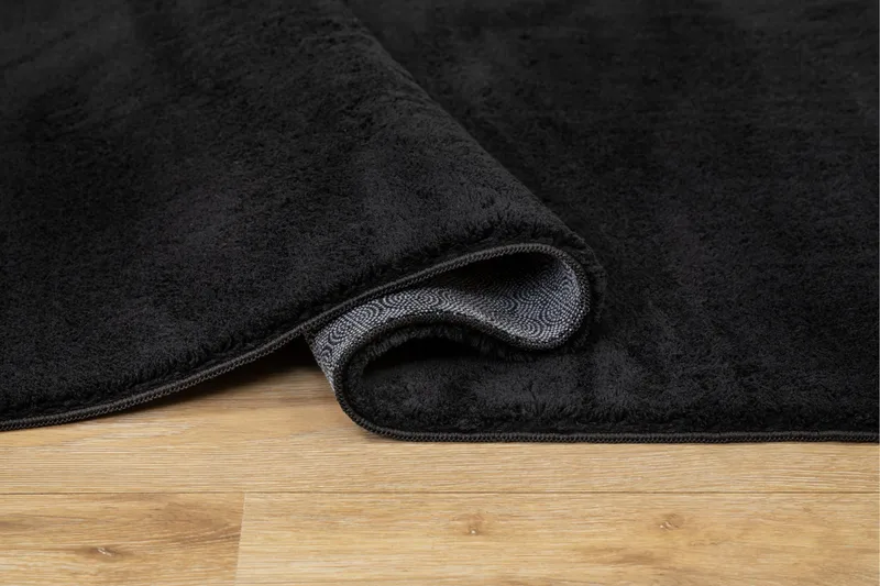 Soft Wilton-tæppe 200x290 cm - Sort - Tekstiler - Tæpper - Moderne tæppe - Wiltontæpper