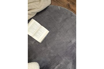 Soft Wilton-tæppe Rundt 120 cm - Grafitgrå - Tekstiler - Tæpper - Moderne tæppe - Wiltontæpper