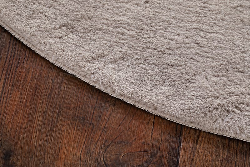 Soft Wilton-tæppe Rundt 240 cm - Greige - Tekstiler - Tæpper - Moderne tæppe - Wiltontæpper