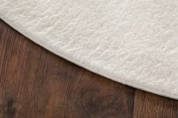 Soft Wilton-tæppe Rundt 240 cm - Hvid - Tekstiler - Tæpper - Moderne tæppe - Wiltontæpper