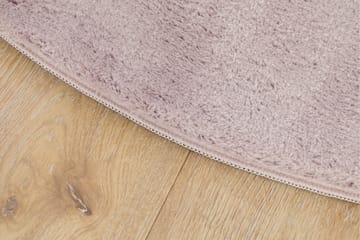 Soft Wiltontæppe 160 cm Rund - Rosa - Tekstiler - Tæpper - Moderne tæppe - Wiltontæpper