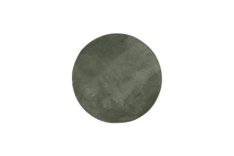 Soft Wiltontæppe 240 cm Rund, Smaragdgrøn