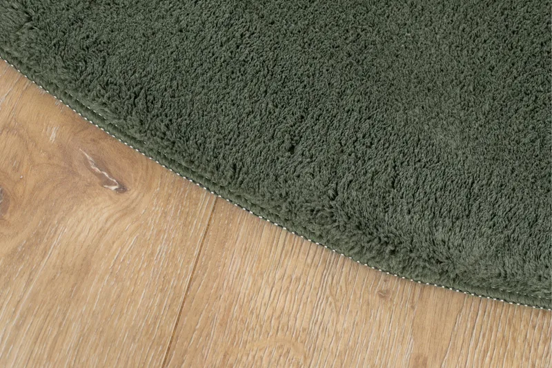 Soft Wiltontæppe 240 cm Rund - Smaragdgrøn - Tekstiler - Tæpper - Moderne tæppe - Wiltontæpper